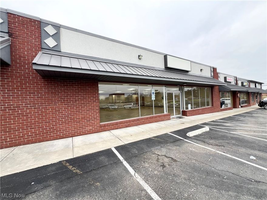 Remarkable Opportunity with this 3000+ sf commercial unit for lease in Cambridge, OH. This newly renovated unit with newer epoxy floor, stainless 3 bay sink, hand-washing sink is surrounded by medical offices including the brand new MVHC, Southeastern Med Hospital, pediatric offices, dental offices, and more! Huge demand for a plethora of businesses in the area including but not limited to retail, food and beverage, office space, established business, or new business. 

Tenant pays water/sewer, electric, gas, internet, and cleaning. Owner pays trash.