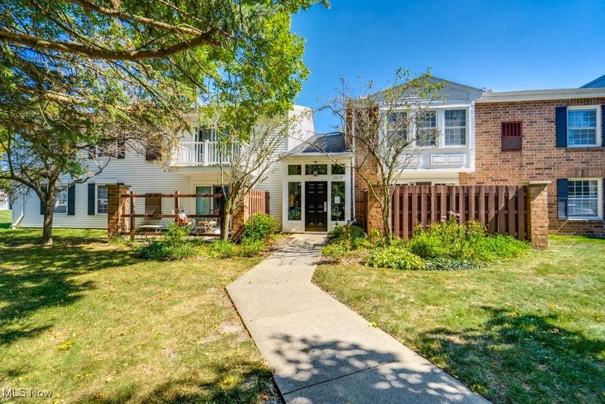Welcome to this beautifully maintained 2-bedroom, 2-bathroom condo in the highly sought-after community of Olmsted Falls. Nestled within a serene and tranquil neighborhood, this inviting home offers the perfect combination of comfort, convenience, and style.

Step inside and be greeted by the bright and airy open-concept living space, featuring expansive windows that allow natural light to flood the room. The spacious living room seamlessly flows into the dining area, making it ideal for entertaining guests or enjoying quiet evenings at home.

Both generously-sized bedrooms offer a peaceful retreat, with the master suite featuring a private en-suite bathroom for added convenience. The second bedroom can be used as a guest room, home office, or additional living space.

Moving to the exterior of this condo. You will find that the HOA meticulously maintains the exterior of the building, including the landscaping! There is a secure-private garage, which can be used as extra storage space or vehicle parking. If you are looking to get outside for some fresh air or physical activity. There is a large green-space, community pool, playground, and fishing pond right outside your door!

This condo is ideally located, with easy access to major highways, shopping, parks, dining, and top-rated schools. Enjoy the best of suburban living while being just a short drive away from downtown Cleveland.

Some recent UPDATES to the property in 2024/2025 include a new HVAC unit, new hot water tank, fresh paint, and fresh carpet, making this unit virtually maintenance free for years to come. 

Schedule your showing today!