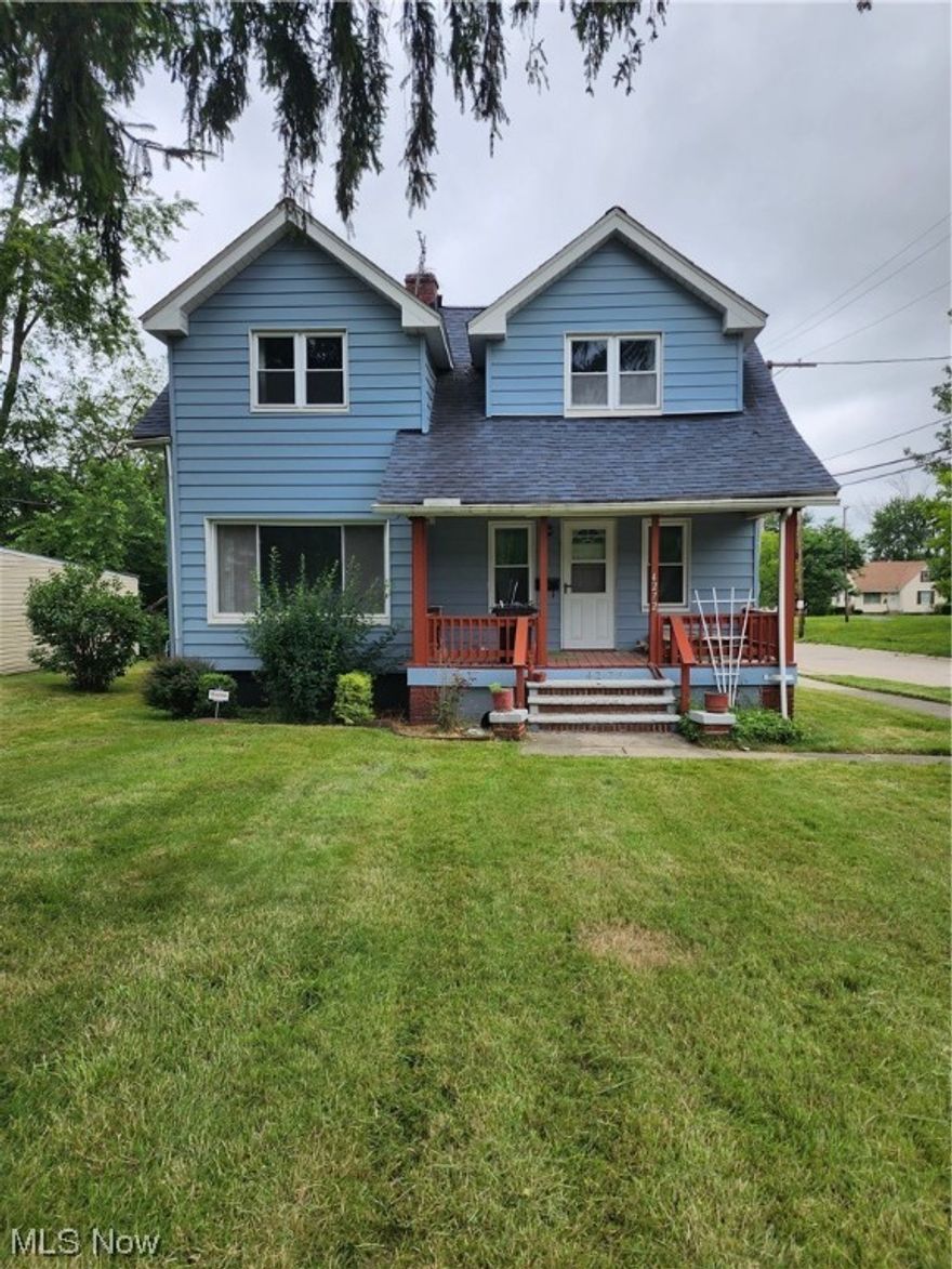 Don't pass on this wonderful opportunity to make this home yours to live in or for investment. Generous room sizes to entertain the whole family. Sit on the front porch and enjoy the summer nights or cool down in the partially finished basement. Updates include - newer vinyl replacement windows and roof. 2 car garage was built in 2021. Seller to install furnace and hot water tank prior to close.