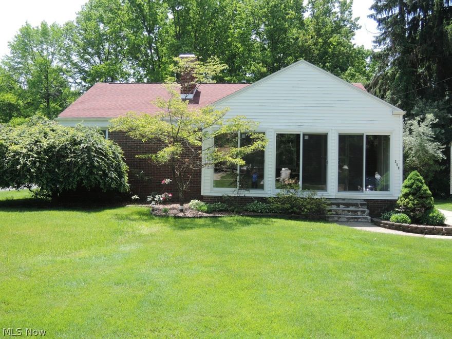 What an opportunity!  Brick ranch with 3 bedrooms, newer vinyl tilt in windows.  Newer high efficiency furnace and central air.  Newer roof.  40 gal HWT (2009)  large enclosed front porch with all sliders.  All appliances stay.  And a fantastic 6 car garage.  The 2 car is heated and separated from the 4 by a door.  Great income potential!  Or for the car buff that needs that many bays!