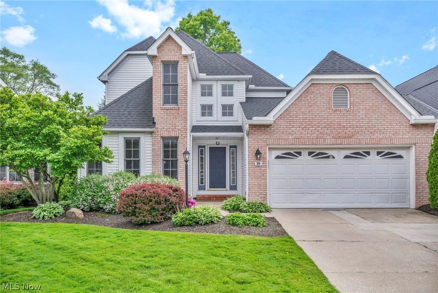 Welcome home to this gem on Nantucket Row, nestled in a sought-after area of Rocky River. The home features a beautifully manicured front yard and a sunny deck perfect for outdoor relaxation. Inside, a grand foyer with vaulted ceilings sets the stage for the spacious and airy feel throughout the main floors. The property boasts two elegant dining rooms, each adorned with beautiful chandeliers, creating an ideal setting for entertaining. The inviting living room, complete with a fireplace and deck access, offers warmth and comfort. The first-floor master bedroom is a retreat, featuring a master bathroom with Jack and Jill sinks, a tub, and a stand-in shower. Upstairs, you'll find a large bathroom and two additional bedrooms, providing ample living space. With abundant closet space and numerous storage options, you'll never run out of room. The home was recently freshly painted (2024). The previous homeowner cherished this home for over 20 years, meticulously maintaining it. The HOA tends to exterior maintenance of the house, landscaping, and snow removal, ensuring hassle-free living. This home is part of a top-rated school district and is located in a tranquil cul-de-sac neighborhood. A short 7-minute walk from the River Plaza shopping center, convenience is at your doorstep. Don't miss the opportunity to own this gem. Schedule a visit before it's gone!