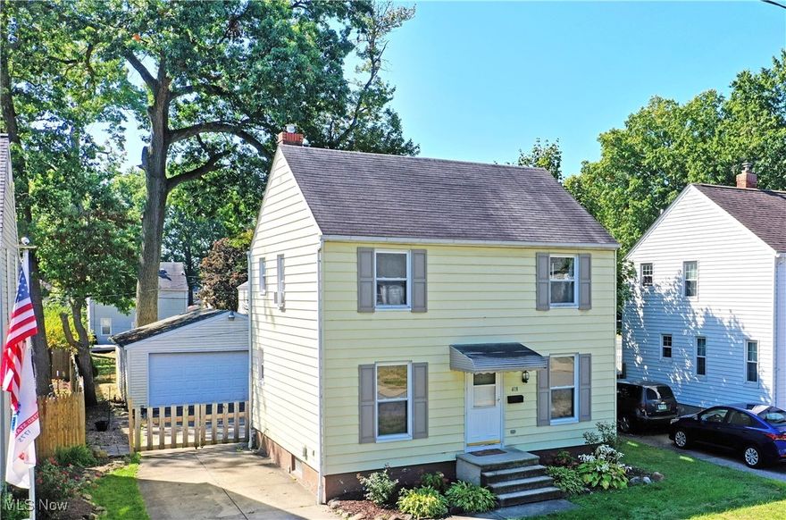 Charming Colonial in the Heart of Cuyahoga Falls! 

Welcome home to 418 Hayes Avenue, a beautifully maintained 3-bedroom, 1-bath Colonial home! This home features a bright and inviting living space, beautiful hardwood floors, and a functional floor plan perfect for everyday living. The updated kitchen features plenty of cabinet space, and stainless steel appliances. Adjacent to the kitchen is a dining room area perfect for family gatherings. Upstairs you will find three comfortable bedrooms with ample natural light and a full bathroom. The full basement features a laundry area with a washer and dryer and ample space to make it your own. Great for storage or a potential finishing space. Step outside and enjoy the fall evenings on the deck! Enjoy the fenced backyard, perfect for pets or gardening. Home features a detached garage and its own driveway for convenient parking. Located minutes from Portage Crossing shopping and dining, downtown Cuyahoga Falls, riverfront concerts, schools, parks and quick highway access. Close to Akron and Cleveland airports. This home blends charm, convenience, and value. This one will not last long! Call for your private showing today!!!