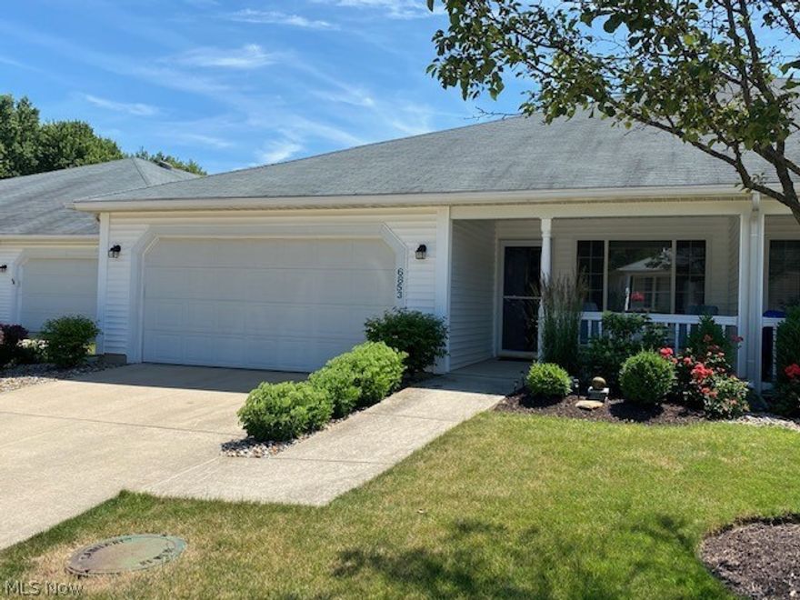 Easy living at the Cottages at Savannah, ranch-style condos in North Ridgeville. Enjoy your coffee or a refreshing beverage on the front porch. Step into the cozy dining area that is lit by the natural light from the large picture window which is shared with the large living room. The open kitchen gives plenty of room for extra help while preparing meals. All new stainless steel appliance to remain. Two large bedrooms with plenty of storage and closets. The laundry room is close by and the washer and dryer will remain as well. One and a half bathrooms complete this "southern style" ranch! Seller is providing a one year Home Warranty. Schedule your showing today and see this charming home for yourself .