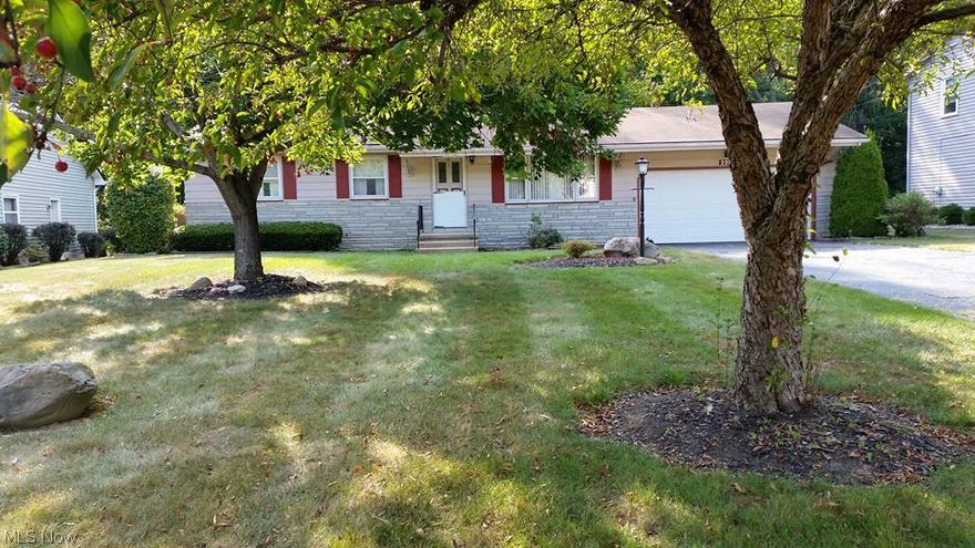 Looking for a ranch floorplan? Here is one you defintely want to come and take a look at. This home has much to offer. THe living room is large and opens to the dining room and the kitchen. Great cabinet and counterspace. All appliances stay and there is plenty of space for a breakfast table! All three bedrooms are nice sized and the full bath has tub shower combo! Lots of linen closet and storage space available as well The basement is large, with so much potential for finishing. Second full bath in the basement as well as a workshop/hobby area. The washer and dryer are negotiable. Central Air. New hot water tank Feb 2015. The two car attched garage has a pull down with stairs access, newer garage door, & auto opener. Nice double wide drive. The shed has just been freshly painted and newly roofed as well. Nice backyard with plenty of open space. If you are looking for a well cared for home, located in Austintown School District this might just be the one you want to set an appointment