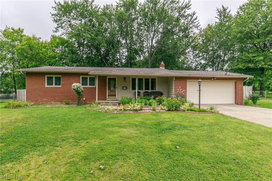 Appealing Brick Ranch 3 Bedrooms with relaxing front porch or the back patio area and 2 car garage in Stow OH. Kitchen, appliances, A/C, furnace, hot water tank, lighting, smoke detectors, interior paint, exterior doors..all new in 2014.You don't want to miss this one.