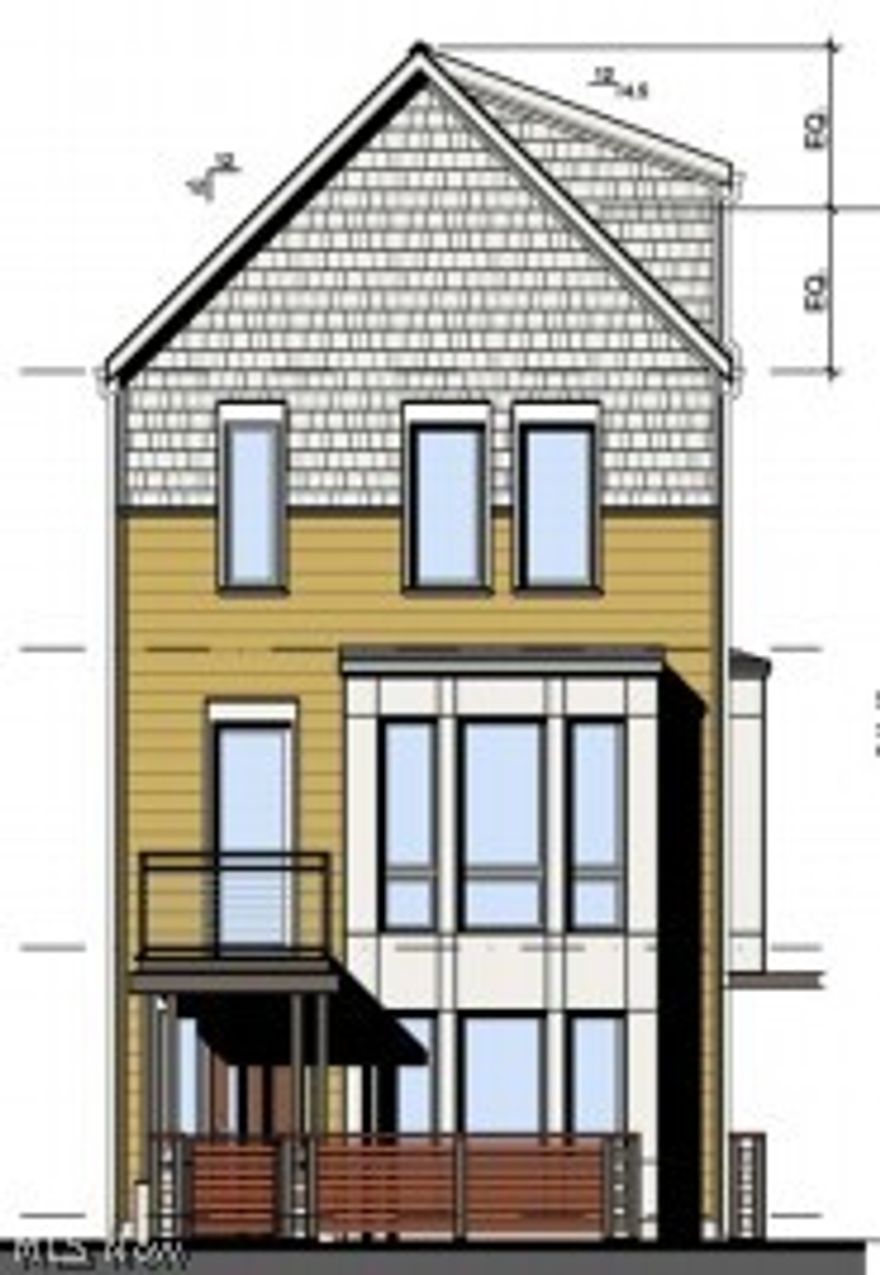 Welcome to this exclusive opportunity to own a new home in Cleveland's Little Italy. No need to take your car out of the garage, as all the history, tradition, and culture of Little Italy, University Circle, and the hospital district is just footsteps from your door. This home is nestled in a secluded enclave off the main road to allow for maximum privacy, while still keeping you moments from the bakeries, restaurants, and galleries of the neighborhood. Some of the included features are: a roof deck with soaring views, granite countertops, stainless steel appliances, hardwood floors, tile showers, and a private courtyard. 15 year tax abatement is available through the city of Cleveland for this home, which is being sold pre-construction so you can customize your finishes.