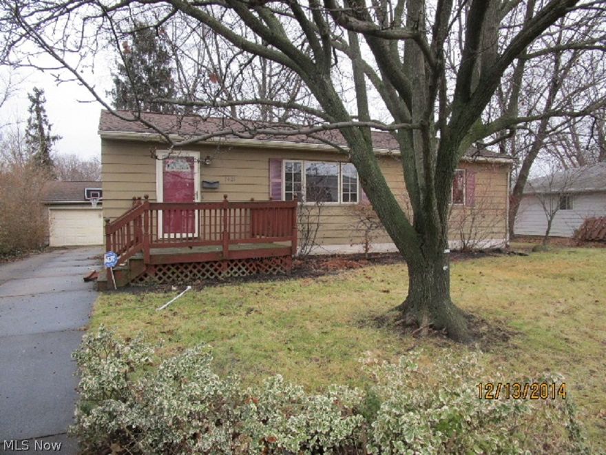 Great curb appeal in this nice ranch home in Cuyahoga Falls. Features 3 bedrooms, 1 bath, full (partially finished) basement and 2 custom wood decks! Wood floors throughout! Living room with picture window. Eat-in kitchen with glass sliders to rear covered deck. Spacious bedrooms. Basement has rec/media room, plus separate work bench, storage space and separate full laundry room. 2-car detached garage with more storage room! Convenient to shops, schools, parks! All offers must be submitted with pre-approval letter or proof of funds. Employees and family members residing with employees of JP Morgan Chase Bank, N.A., its affiliates or subsidiaries are strictly prohibited from directly or indirectly purchasing any property owned by JP Morgan Chase Bank, N.A.
