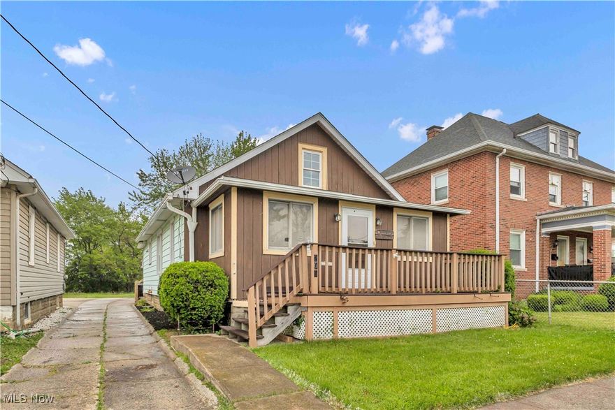 Location, location, location!! There is a home for sale in Fairport Harbor Village with LAKE VIEWS from the backyard!! This 3 bedroom 1 bathroom bungalow is ready for its next homeowner to add some tender love and care, and turn it into a dream beach house. The floor plan has impeccable potential. Newer(2020) luxury vinyl plank flooring flow from the kitchen into the incredibly spacious living room. With the previous front porch now enclosed, it’s used as a sunroom with an additional front porch added onto the home. Three bedrooms are on the main level. The first bedroom has hardwood floors, and built-in shelving. The second and third bedrooms are tandem bedrooms-one of them having direct access to the full bath with a shower. The upstairs finished attic, used as the primary bedroom, has hardwood floors, a window, heating and cooling, and additional space for storage. The full basement offers laundry, dual/double utility sinks, EZ Breeze humidity controller, new pump replaced on the sump pump(2025), hot water tank(2020), and furnace with Aprilaire humidifier-recently serviced!(central air too). A showerhead and drain once used for beach rinsing complete the basement. A newer sliding glass door in the kitchen opens to the covered rear porch. This home comes with an expansive two car detached garage with workshop(rare for Fairport Harbor single family homes). The garage door framing has recently been repaired and painted. Additional updates include electrical(2019), new water meter(2025), roof on house and garage (2020-warranty transferable), and a waterproofed basement by Ohio State Waterproofing(lifetime, transferrable warranty). The seller is also offering a home warranty for peace of mind. Quick access to Fairport Harbor Lake Front Park/Beach, across the street from Fairport Harbor Creamery/Mini Golf, Fairport Family Restaurant, and Veterans Memorial Park. A short trip to Lyric Bistro’s karaoke center, downtown coffee/gift shops, museums, bowling, and fine dining!