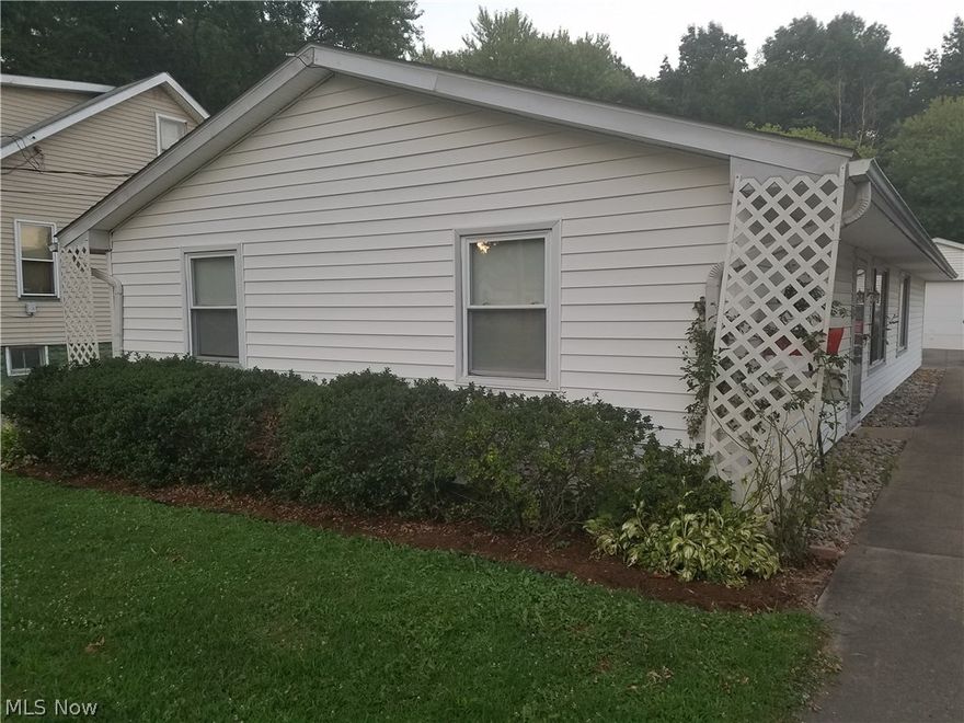 Well maintained 3 bedroom ranch, 2 bathrooms with low maintenance.  Newer roof/vinyl sided, huge garage with 220 line.  Plenty of storage room.  Garage was built 1995.  The home  has a huge add on bedroom with a master bathroom with garden tub, nice office, and great room. New roof 2013, and a HUGE garage!!  Home Warranty included.