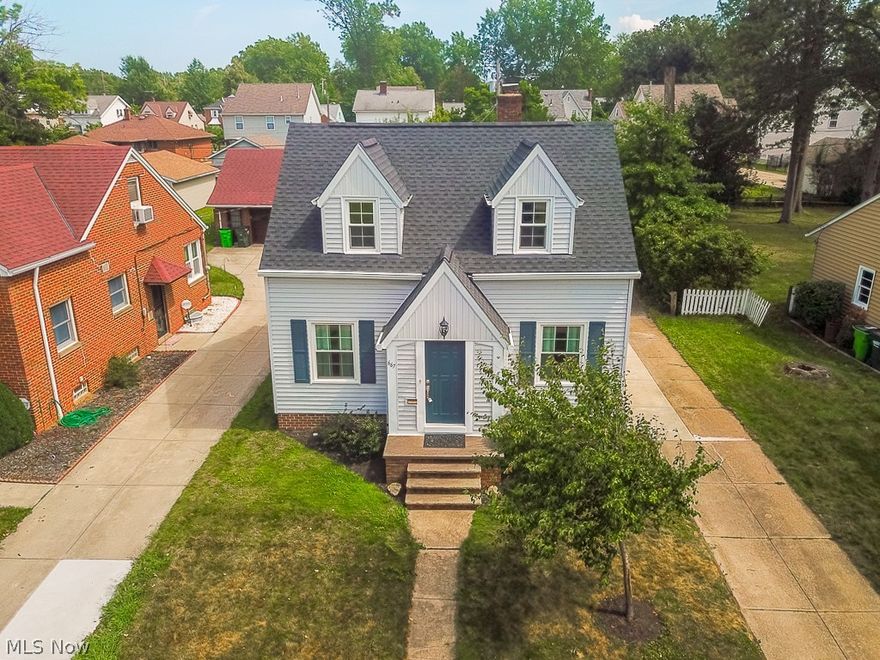 Wow, do not let this one get away... well-maintained cozy home in Euclid awaits! This 3 bedroom home is full of updates and boasts over 2,000 total square feet of flexible living space! Foyer entry leads you into an inviting living room full of natural light, beautiful hardwood floors and a fireplace. This home has flexible living space areas throughout the home.  Adjoins Memorial Park! (Close to Library, Pool and Trails). The Main floor has the Kitchen that opens up to the Formal dining room and Living room space.  The 1st floor Bedroom has great closet space, family room, living Room w/slider & half bath finishes sprawling main floor. Second floor has the second and third bedroom or office with beautiful hardwood flooring. The partial finished basement flexible living space with newer HVAC and Hot Water Tank.  New Roof (2021)w/Transferable warranty, K-Guard Gutters w/Lifetime warranty against clogs, Whole Home Insulation, Newer Windows with Glass Block Windows in basement, AC (2021).