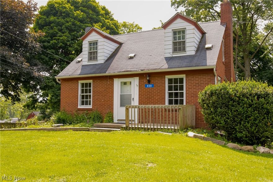 Come check out this cute brick Cape loaded with potential for the next owner. New carpet and fresh paint throughout. Newer furnace, water heater, sump pump, and well pump. Large yard with enclosed outdoor patio space.