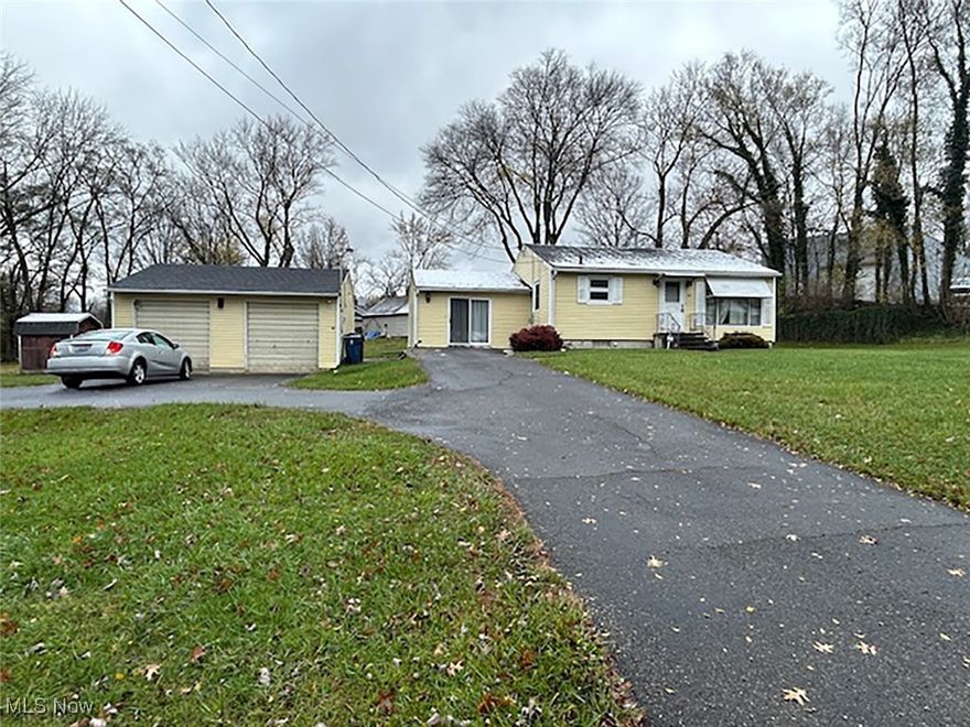 Home selling to settle Estate. Overall good livable condition. Currently, 2 bedrooms with a possibility of an oversized 3rd bedroom if you desire. Ranch-style living with full bathroom, kitchen, living room, and 2 bedrooms on the main floor with additional living space that could be used for a 3rd bedroom or office and or living room. 2 car detached garage. Updated electrical service. Passing septic and well inspection is complete. Coventry Local Schools.