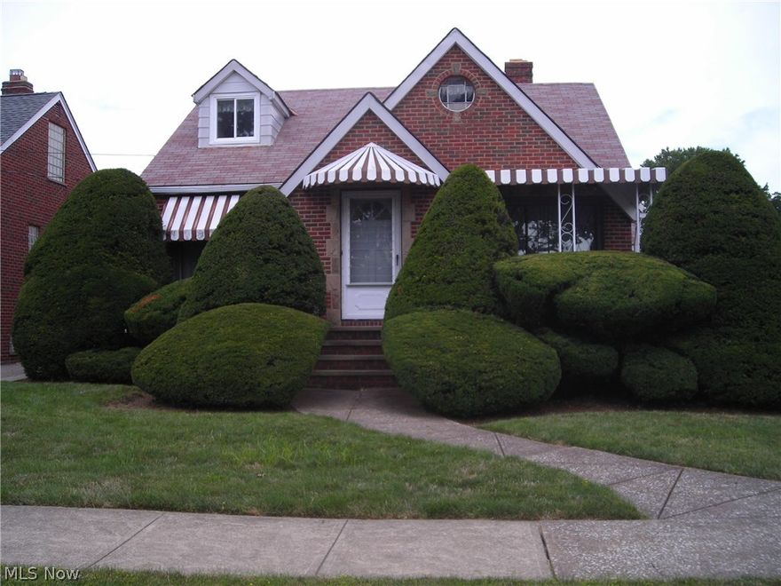Solid! Brick & block Bungalow w/all hardwood floors recently refinished. Newer furnace & updated panel box. Comfort Guard thermo vinyl windows w/transferable warranty for 10 yrs starting w/new buyer. Large open floor plan basement which would be great for get-togethers & large enough were you don't need a short stick for a pool table. Complete w/glass block windows. 2 Covered patios, front for privacy & back for people watching. Also a solid cement block 2-car garage.