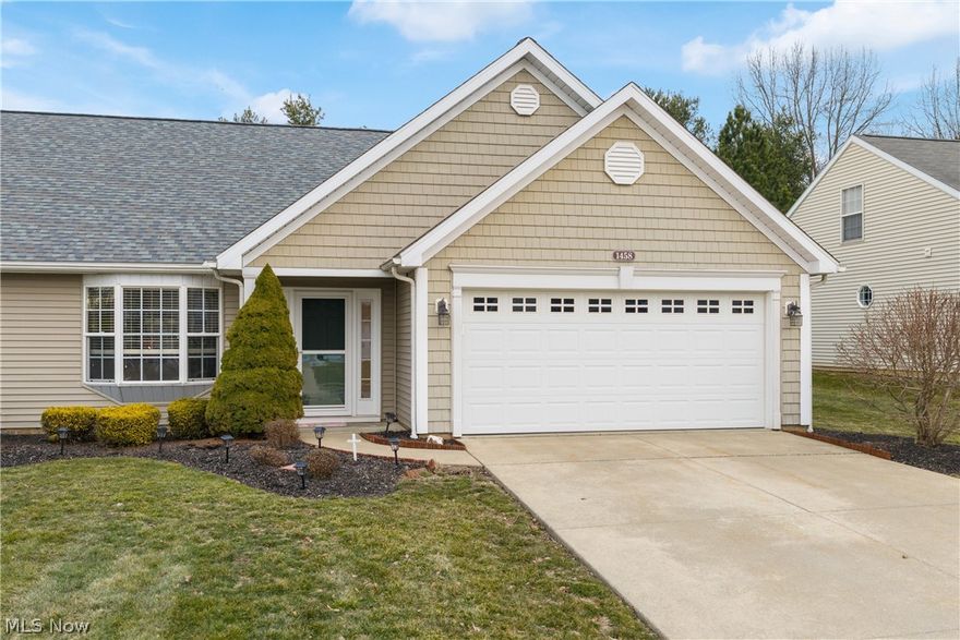 Tucked away on a quiet dead-end street in Whispering Pines, this charming 3-bedroom, 2-bath Cape Cod condo is ideal for downsizing while still enjoying spacious living. Step inside to a bright 8x8 foyer that opens to a vaulted living and dining room featuring a cozy gas fireplace. French doors lead to a beautiful 4-season sunroom with vaulted ceiling—a perfect spot for morning coffee or quiet evenings—complete with sliders to a private cement patio. The eat-in kitchen shines with freshly painted white cabinets, appliances, and a sunny bay window. Enjoy the convenience of first-floor living with laundry, a primary suite with walk-in closet and ensuite, plus a guest bedroom and full bath. Unlike most units, this home features a fully finished second floor, ideal for a 3rd bedroom or bonus room with storage. 2-car garage and many updates from 2020–2026.
Updates include but not limited to:  '20 new flooring in living room, dining room, hallway and walk-in closet off back bathroom. '23 ne roof and window treatments in primary br and sunroom, '24 Kitchen cabinets painted, new garbage disposal, '25 2nd floor bedroom completely new, new hot water tank, '26 condo painted and carpet cleaned.