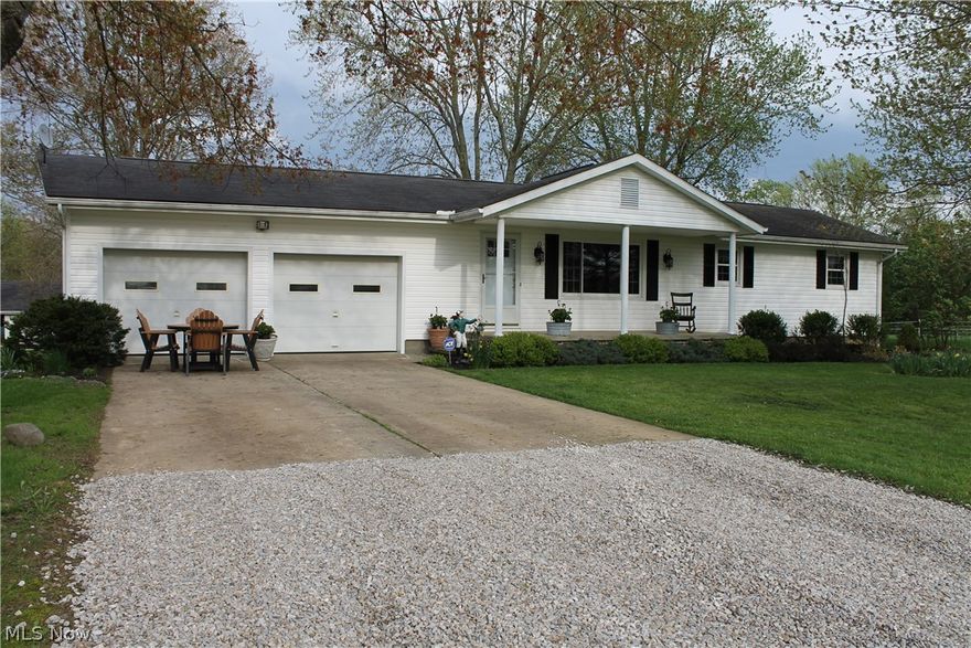 Saddle Up….You will want to Lasso this Property Uup!!!  This 5 acre horse farm just outside of Creston is waiting for you and your horses to call it home.  The 3 bedroom, 1 bath home is a neat as a pin.  Updated kitchen, bath and beautiful hardwood floors throughout.  The walkout lower level has endless possibilities.  The insulated barn has 6 stalls – 4 have outside paddocks, wash bay, tack room, hay storage, and room for equipment storage.  There are several individual fenced pastures and a round pen that complete this property.