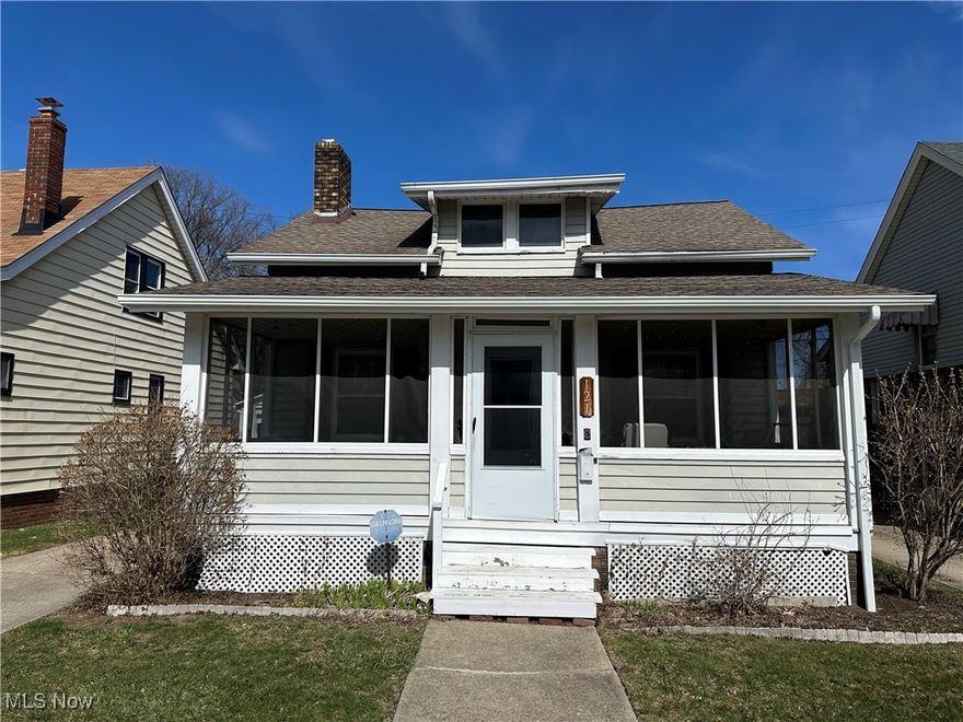 Welcome to this delightful 2-bedroom, 1-bathroom Cape Cod home nestled just a short stroll from the shores of Lake Erie. Perfect as a cozy starter home, weekend getaway, or downsizing option, this charming property offers a warm and inviting atmosphere with thoughtful features throughout. Bring your DIY skills or remodeling budget along with your vision to help this cottage reach its full potential.
Enjoy your morning coffee or summer evenings on the screened-in front porch, ideal for relaxing and taking in the lake breeze. Inside, you’ll find a spacious living room with beautiful hardwood floors and a formal dining room perfect for entertaining guests or family dinners. The kitchen provides ample space for meal prep and leads conveniently to the backyard.
This home also includes a 1-car detached garage and a manageable backyard—just enough green space without the high maintenance. Best of all, you'll have optional access to a Circle Shore beach club just a short walk away, catch all of Lake Erie's most beautiful sunsets. 
Don’t miss this fantastic opportunity to own a piece of lakeside living!  Just a short drive from restaurants, schools, hospitals, and shopping.   Euclid is home to a 3/4-mile Lakefront trail, Briardale golf course, new school buildings, a diverse assortment of restaurants, top-notch sports facilities, innovative businesses, and so much more!