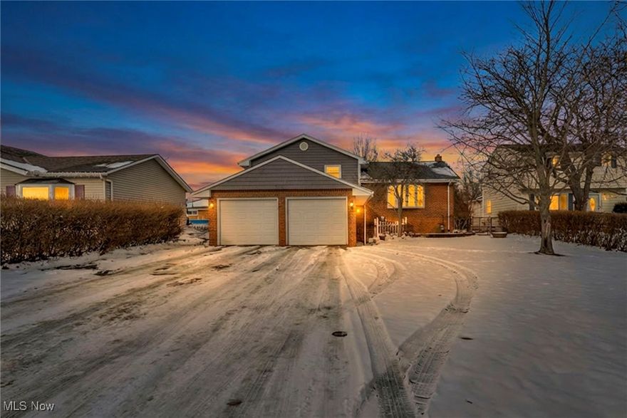 Welcome to this charming four-level split tucked away on a quiet cul-de-sac. Step inside to a stone-floored foyer that opens into a cozy family room featuring sliding glass doors to a generously sized, fenced-in backyard—perfect for relaxing or entertaining. Just off the foyer, you’ll find a private office with access to the two-car garage, offering ample space for vehicles and storage. The lower level features a spacious basement complete with laundry facilities and a convenient half bath. Upstairs, the bright and inviting living room with a beautiful bay window flows seamlessly into the dining room and kitchen, creating an ideal space for everyday living and entertaining. The upper level offers three spacious bedrooms, a full main bathroom, and a private primary bathroom. This home also features a tear-off and replacement roof completed in 2022, adding peace of mind for years to come. Ideally located near schools, shopping, restaurants, and parks—and less than five minutes from the freeway—this home offers both comfort and convenience. Schedule your showing today and imagine the possibilities!