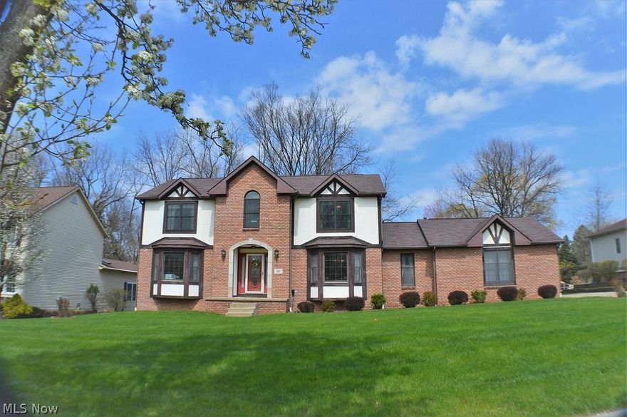 Amazing home!  Over 2700 square feet!  4 Bedrooms, 2.5 baths 1 owner home.  Open and airy!  Spacious rooms!  Large kitchen with eating area and sliding doors that lead to a deck!  Stainless steel appliances.  1st floor office, 2 story foyer with loft area that can be used as a sitting area.  Family room opens to the kitchen and living room.  Dining room has tray ceiling and pergo style floor.  Newer windows on the front of the house and 2nd floor.  New carpet throughout and interior freshly painted.  Some new light fixtures.  Hot water tank 3-4 years old.