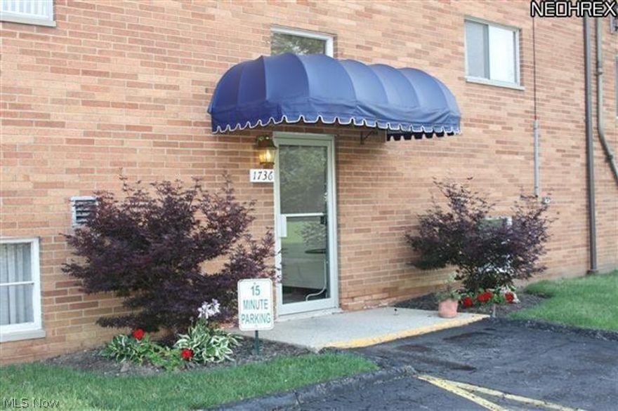 Sunny 2nd floor 2 bedroom 1.5 bath ranch condominium. New Carpet installed 2014. Excellent location to schools, RR recreation, outdoor pool and Senior Center. Newer vinyl windows throughout. Spacious and neutral decor. Generous closet space. Separate heating and cooling (your own furnace) so you can control the heat and A/C!  Unlike most central-heat controlled buildings. Outdoor swimming pool and patio for summer fun!  Spacious and clean Laundry room is located on the first floor across from the storage room. Excellent price for this secure 2nd floor unit. Keyless entry and door opener for your garage. Additional parking in lot. Easy access to Shoreway and I-90! Heart of Rocky River location!! Secure Building