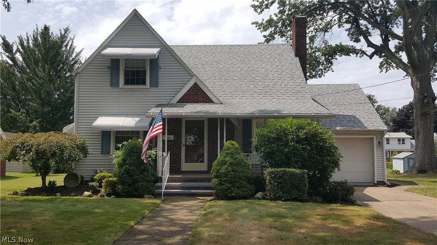 Charming, well maintained Cape Cod home just a few blocks from Lake Erie and Conneaut Township Park.  Quarter acre manicured lot with outdoor patio, enclosed sunroom, wishing well feature and garden shed. Three bedrooms, 2 bathrooms. Newer carpeting. All original hardwood doors with glass knobs and original hardwood staircase.  Spacious kitchen with plenty of cupboards.  Lots of built-ins and a cedar closet in one bedroom.  1 car attached garage with work room in back & large attic space above. Dry basement with additional kitchen and bathroom with shower. Front porch for enjoying the lake breezes.  If you are looking for a move-in ready home close to Lake Erie, this is the one!