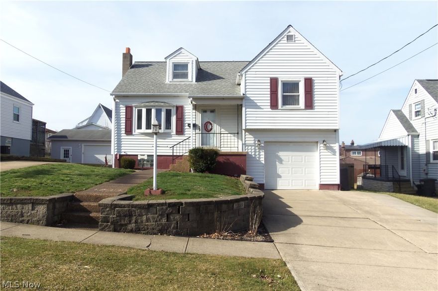 PICTURE PERFECT!   Inviting and welcoming 3 bedroom home located on Marland Heights offering a comfortable living room and equipped kitchen with beautiful cabinetry.  Sliding doors lead to a large covered deck and fenced backyard that includes an above ground pool and pool house that has a 1/2 bath, all perfect for relaxing or entertaining.   Other features include a finished recreation room, central air & newer furnace and carpeting.