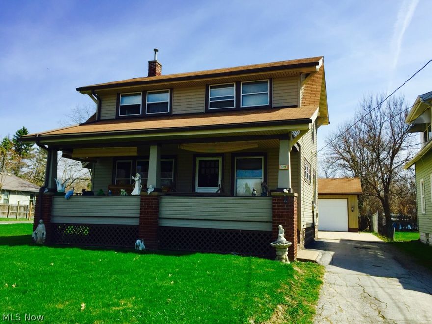 THIS IS THE BEST DEAL ON THE MARKET!!! This beautiful 3 bedroom home gives a warm welcome feeling when you walk through the front door.  Relax in the living room next to a cozy fireplace. The kitchen features Updated counter tops and cabinets along with hardwood, that could use a coat of stain or two. Make you way upstairs to the newly remodeled and updated bathroom with new hardwood and a new bathtub !!!! This house sits on a double lot! HUGE 28x32 garage out back with poured concrete driveway! this garage is perfect to work on cars, store stuff or even just hang out, whatever the case, you have more then enough space here! 220line, water, gas, and cable already ran in the garage! THIS HOUSE WONT LAST LONG! Call To schedule a showing!