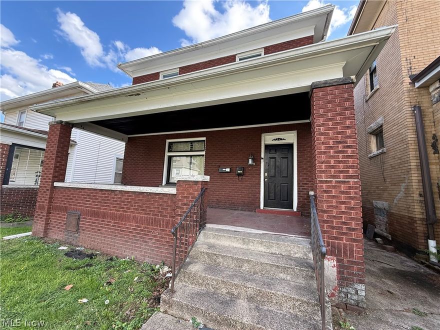 Move in Ready! Main floor Bedroom, Living room, Kitchen, and full bath. Second floor 3 Bedroom, Kitchen, Full bath. Duplex that could be configured into a single family home at a great price!  Gas Heat, and basement provides laundry and plenty of storage space. Parking at the rear of the property for off street parking plus additional on street parking in front of the home. Large front patio that would be perfect for a glider and patio furniture.  Yard upkeep is easy and provides enough space for children or pets.  Whether you are in the market for a home that fits the budget or if you'd like to invest in a duplex..This one is a great find!