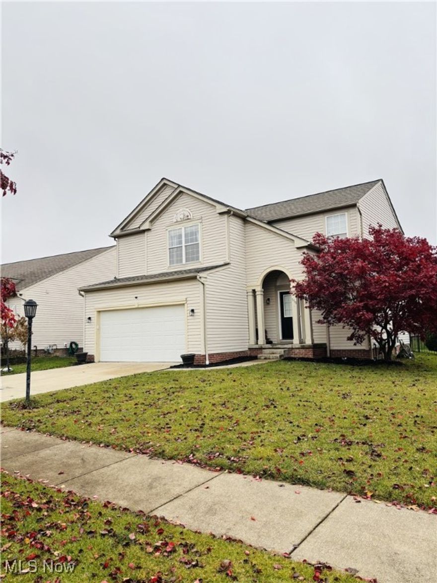 Welcome to 558 Lenox Ct, Broadview Hts, OH 44147 – a beautifully maintained 4-bedroom, 2.5-bath home built in 2004 offering approximately 2,100 sq ft.  Clean. Smoke free. Pet free. Neutral. Freshly painted walls, trims and doors. The Master Suite offers a: walk-in closet and full bathroom with a double-bowl oak vanity. All bedrooms are spacious and offer nice-sized closets.  Kitchen comes with Stainless Steel Appliances: built-in dishwasher; built-in microwave; side-by-side refrigerator/freezer with an ice maker and water dispenser; gas stove/oven. The kitchen has a sliding door leading to the gorgeous patio – perfect for grilling, dining or relaxing outdoors.  Enjoy the convenience of the first floor laundry room which comes complete with the washer & dryer.  Laminate flooring is installed in 2025 throughout the house. Handsomely-finished lower-level recreation room with a drop ceiling, recessed lighting, cable connections, and glass block windows. The basement also offers: plenty of storage, a 50-galon hot water tank (2024); and humidifier to help keep your skin moist in the winter.  The backyard is fully fenced-in. The seller owns three sides of the fence. The garage has a keyless entry keypad, and the garage door opener comes with two hand-held remotes. Roof replaced 2019; garage door is 2022.  Enjoy the amenities of New Hampton: walking trails, protected wetlands, community center, swimming pool, and playground. Close to I-77.