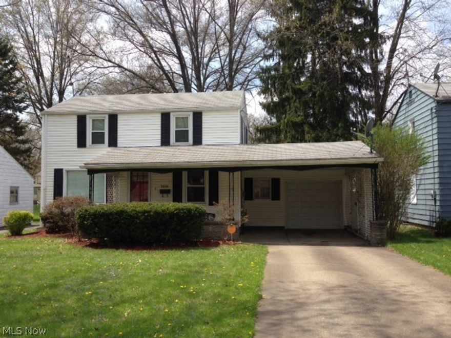 Seller will consider a LAND CONTRACT! Charming 2 story colonial home located near Mill Creek Park. This home features living room with hardwood floors and an eat-in kitchen with appliances on the 1st floor. Upstairs features 2 spacious bedrooms. Full basement. Central air. Covered front porch. Attached garage. And a Home Warranty is included!