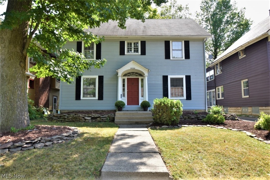 Walk to Coventry and Cain Park! This 4/5 Bedroom colonial is just a short walk from shopping and restaurants. Minutes to the Lee Rd district. Large family room with wood burning fireplace. Formal dining room and sunroom that opens to an expansive deck overlooking the backyard. Large master suite including an in suite bath with loads of sunlight. 2 other nicely sized bedrooms share the 2nd full bath. Finished 3rd floor has 2 bedrooms separated by a large closet. These rooms have their own electric heat and could be a great playroom or teen space as well. Basement has a unique wine tasting room. 2 car detached garage. Furnace replaced in 2015.