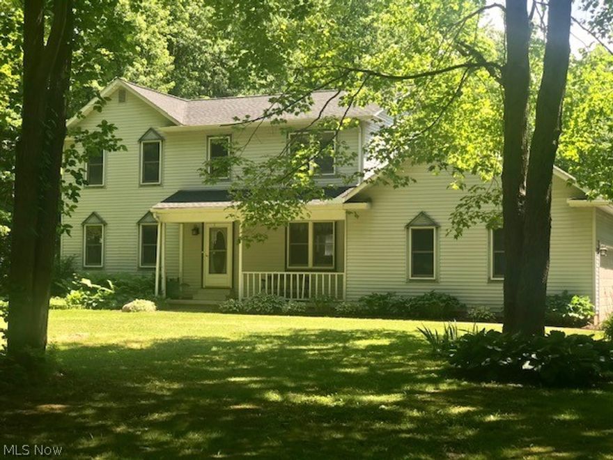 3 bedroom, 2.5 bathroom colonial in desired Cherry Hollow development.  Chardon Local School District.  Large family room with wood fireplace and sliders to the back yard.  Formal dining room for your large gatherings.  The large kitchen has a center island and dinette area. 1st-floor laundry room and 1st-floor half bathroom.  2nd-floor master bedroom with double walk-in closets.  The basement could be completely finished for more living space and still have tons of storage.  New carpet and paint in almost every room.  This home sits on 1.44 acres with just enough trees for privacy but still plenty of yard to garden and gather!