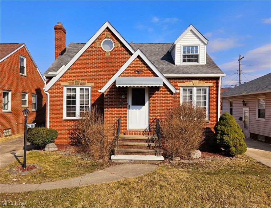 Welcome home to this cozy Cape Cod in Parma! This charming 3 bed, 2 bath brick home is in a fantastic location close to shopping,
schools, parks and much more. Take a look inside where you'll find the recently updated LVP flooring throughout the main floor as well as fresh carpet in the bedroom. With three comfortable bedrooms, two full baths, and a detached garage, this home has everything you need for comfortable living. Walk outside to your lovely backyard with a newly poured concrete patio area, ideal for grilling, relaxing or entertaining your guests. Call now to schedule your private showing