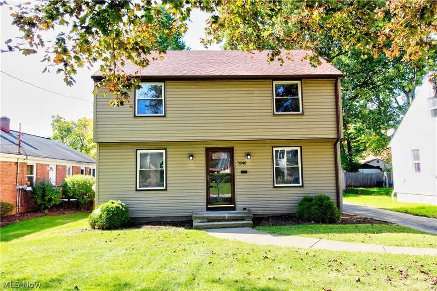 Three bedroom - One full Bath Colonial located in Boardman, Ohio.  The house has been updated from top to bottom.  The exterior updates include, vinyl siding and gutters featuring gutter guard on whole house (2009 installed), fully insulated garage door (2009 installed), vinyl windows (2015 installed) and dimensional shingle roof (installed 2016).  The interior has a brand new kitchen with new white cabinets, new countertop, quartz sink and brand new stainless steel dishwasher and microwave.  All new carpet installed throughout and freshly painted.  The living room features a wood burning fireplace.  New waterproof luxury vinyl flooring in dining room and Sunroom.  Sliding glass door off Sunroom leading to a freshly stained deck.  One car detached garage with garage opener. 
 Brand new furnace installed (2022) and house was just professionally waterproofed and includes a lifetime transferable warranty from the company.  This house is move in ready.