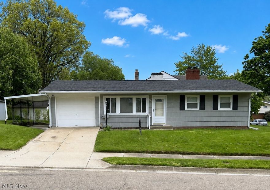 Welcome to this charming 2 bedroom, 1 bath ranch located on a corner lot in Firestone Park with quick access to freeways, restaurants, shopping, and parks. The updated eat-in kitchen offers tile flooring and backsplash, white cabinets, and a breakfast bar. All appliances stay including washer/dryer! For convenience, the laundry area is tucked away in a closet in the kitchen. Adjacent to the eat in kitchen is a dining area and living room. Down the hall you'll find two bedrooms with ample closet space, plus an updated full bath with tile flooring and walk-in tiled shower. Outside is a covered patio for relaxing and entertaining friends, plus a shed for extra storage. New roof Nothing to do but move in! Schedule your private showing today!