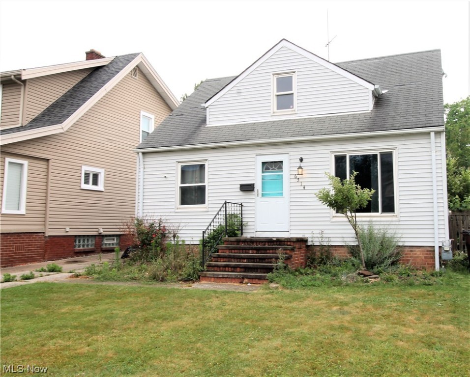 Welcome home to this three bedroom and one full bath cape cod. Come on into the large living room which is open to the kitchen. The kitchen offers a ceiling fan, refrigerator, and stove. There are two bedrooms on first floor and a full bathroom. Upstairs you can find the large third bedroom or office etc. The lower level is partially finished offering more space and has a laundry and storage area. There is a one car detached garage.