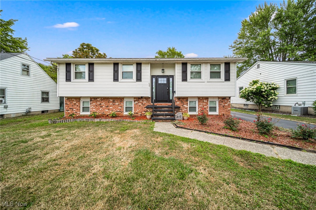 This Geneva Bi-Level home is Move-In-Ready & just waiting for YOU! With 4 bedrooms, a bath and a half, approx. 1,848 sq ft of finished space, and updates throughout, this one is a crowd pleaser! The FULLY FENCED yard is perfect to keep those furry friends safe & there's plenty of space to hang out and enjoy the summertime with a fire pit, & a concrete patio with pergola. There's a 2 car garage with electric overhead door, floor drain, and attic storage. Inside, the layout is nice with a functional galley style kitchen open to the dining room, a main level office with vaulted ceilings, large living room, and 2 bedrooms, including the primary with a large wall of closet space! The lower level offers laundry, a half bath, 2 additional bedrooms and a family room! The lower level also has a little foyer area and easy access to the backyard. Recent updates include the furnace ('23), front door & windows, electric panel ('25), and updated kitchen & bathrooms! The seller is offering a 1 year home warranty for the next owner! See this one before it's gone!