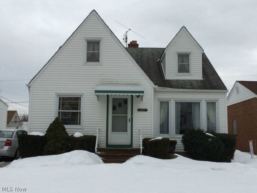 Great Value! 4 bedroom 1.5 bath home with 1278 sqft. 2 bedrooms full bath 1st floor-2 bedrooms half bath on 2nd floor. Hardwood floors, natural woodwork, eat-in kitchen with built in china cabinets. Family home for many years. Newer garage roof.