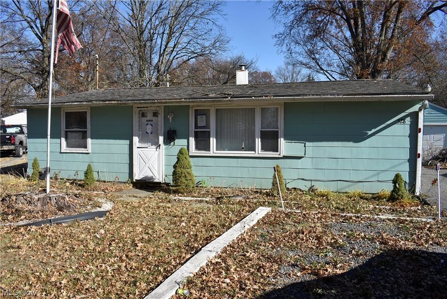 Ranch slab home with 3 bedrooms and 1 full bath. 1 car detached garage. Property sold as is. No guarantees. No warranties. Must be pre-approved or show proof of funds.