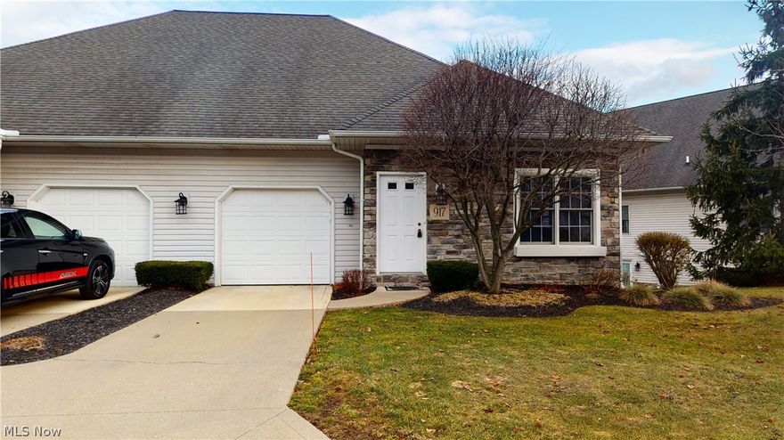 Completely updated 2/3 bedroom condo with a 1 car attached garage located in Painesville Township.  The living room has gorgeous bamboo flooring and a vaulted ceiling.  Granite countertops, backsplash ceramic tile floors, stainless steel appliances and a pantry complete this amazing kitchen.  The master suite has bamboo flooring, a huge walk in closet and a full bathroom.  A second bedroom on the main level is currently being used as an office, but can easily be converted back into a bedroom.  There is also a half bathroom on the main level.  The spacious lower level has a second living area with a single door that leads out to the patio.  Also in the lower level is a large bedroom, a full bathroom and a nice size laundry room.  Furnace, hot water tank and AC unit we’re all replaced in 2019