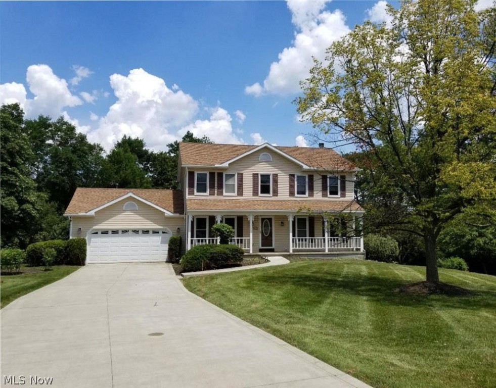Been waiting for the chance to move into the area at an exceptional value? This is it! This 4-bedroom, 2.5 bath colonial, in prime North Hudson, is perfectly positioned on an ample, cul-de-sac lot, and has rooms galore! Pretty atrium doors lead to a private, first floor office. You’ll love the large, comfortable, main floor family room with a gorgeous stone front, wood burning fireplace. Patio doors lead to a elevated screened porch overlooking a lush back yard. Upstairs you will find a spacious master suite with walk-in closet and en suite bath, as well as three additional bedrooms and an additional full bath. The generously-sized kitchen comes with stainless steel appliances and loads of cupboards. If you like to entertain, the lower level has a wonderful walk-out basement leading to a concrete patio. It will be fantastic for parties and family gatherings. Improvements include a new water softener and sump pump 2019. Roof, furnace, air, and water heater were replaced in 2011. With a