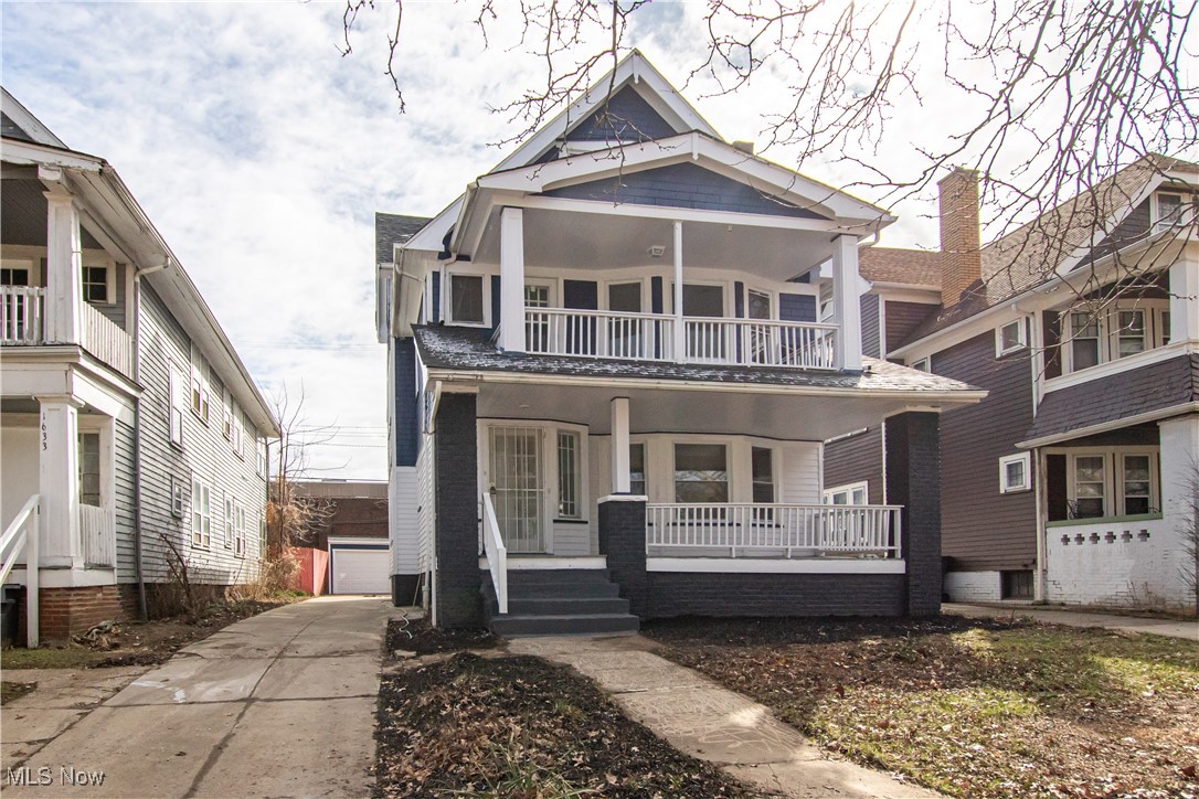 Move in condition - rent ready large 3090 SQFT two-family home near Coventry Area! Great for an owner occupant or an investor! Both units combined could generate up to $3,500 per month in gross rents. Lots of old-world charm mixed in with modern amenities throughout. Up unit features 4 bedrooms -1 bath and down unit has 2 bedrooms 1 bath. Recent major updates include dimensional roof, vinyl replacement windows, rebuilt 2 car garage with opener, remodeled kitchens and baths, carpeting, vinyl plank flooring, railings, gas lines, some pluming/ electric, fresh paint in and out. Violation Free, all city approved and ready to go! A must see!