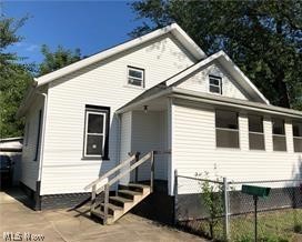 City hide-a-way near Springfield Lake. Charming updated Cape featuring enclosed front porch and covered rear patio. Updates include newer baths, fresh carpet, completely re-painted interior. Eat in kitchen, nice size rear mud room. Garage and much more. Affordable and move in ready.
Near shopping, recreation and easy highway access.