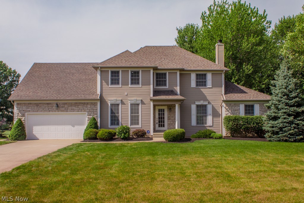 Welcome to this stunning 4 bedroom 3 full bath home in desirable Arbor Acres of Avon. Move in ready; completely remodeled from top to bottom. New carpet and paint throughout. The home is graced with gleaming hardwood floors and a double sided fireplace. The Kitchen boasts granite counter tops; tons of cabinet space and stainless steel appliances. The second floor master suite has a walk-in closet, and ample windows for natural sunlight. Three additional bedrooms and laundry room are located on this floor. The backyard has a spectacular deck and lined with privacy from trees. Call to see this amazing home today!