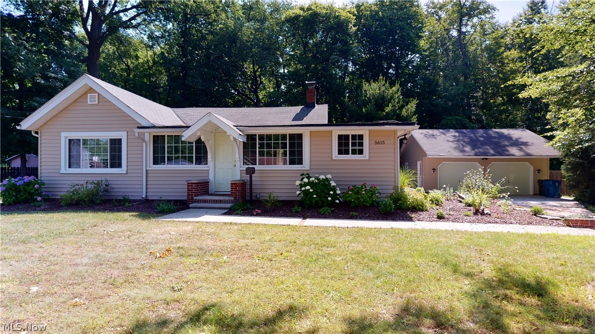 Enjoy one floor living situated on a double lot on a quiet street. Home has been lovingly cared for and boosts over 3000 square feet of living space. Teak hard wood floor gleam throughout the main floor. See characteristics of yesterday in the cedar ceiling with stone fireplace in the living room. Master and 2 bedrooms are on the first floor. Basement is a walk out and can be used as a in law/ teen suite as it has its own kitchen and full bath plus an additional bedroom. Large concrete patio (26 x 30) yard has been professionally landscaped and a new concrete driveway was added in 2019. New hot water tank (2018) and garage siding (2018). Siding, windows, boiler, central air, gutters and doors are all less than 8 years old. Kitchen was update with beautiful granite and tile back splash.