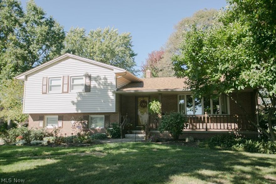 Very attractive, well-maintained split level home that also has a basement and attic. A spacious open-concept main level with hardwood floors, the kitchen has been remodeled & has plenty of storage & a large pantry. All appliances are included. The large family room has a fireplace with a pellet-burning insert. Laundry appliances are located on the bedroom level. This home has been loved and cared for by the same family for 41 years & is ready for a new owner to enjoy. It sits on a beautiful lot with lovely perennials & small pond. The two level deck is accessible through large sliding doors in the family room & from the kitchen.