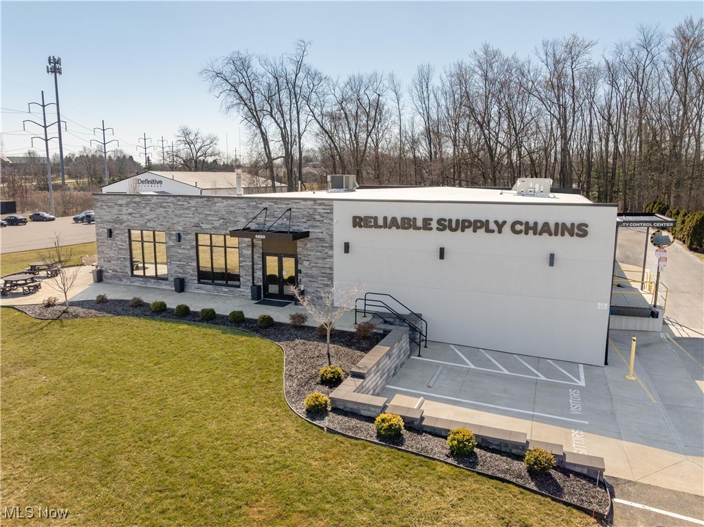 This fully renovated building zoned B-3 features updated appliances, HVAC, electrical, and plumbing, all approximately 4 years old. Enjoy a comfortable outdoor seating area for staff, plus a scenic walking path through the surrounding woods. Inside, the warehouse floors are finished with nature stone, and the office area boasts polished concrete floors. The space includes six private office rooms with glass doors and a large open area for 12 staff members in cubicles, highlighted by stunning ceiling lights that create the illusion of an outdoor sky. While the cubicles are not included in the price, they are available for negotiation, along with all warehouse shelving. Don’t miss out on this modern, well-maintained property!