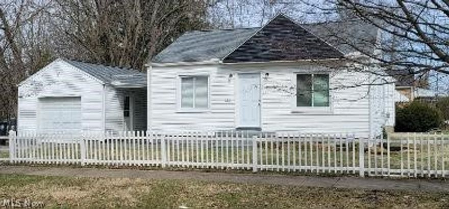 Ranch home in West Akron!TThis property has two bedrooms, one full bath and a two car detached.