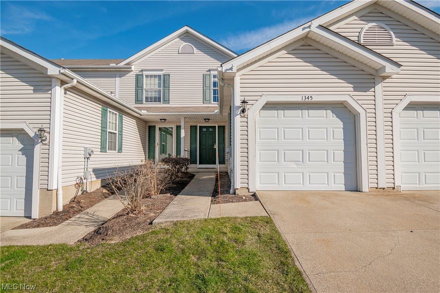 Welcome to 1345 Adele Drive! Don't miss this 2 bedroom, 1.5 bathroom condo nestled in the desirable Vantage Point Townhome development. It is conveniently located minutes away from downtown and boasts a private patio, attached garage, and more! Your kitchen features stainless steel appliances and provides space for a dining area. You will enjoy the open feel to this main level as the kitchen overlooks the family room. Sliding glass doors provide access to your private back patio. The upper level offers two spacious bedrooms with great closet space and a full bath. There is a full basement with included washer/dryer. 1 yr home warranty provided for your peace of mind. A/C & furnace 2019. Don't miss your opportunity to own this home! Schedule your private viewing today!