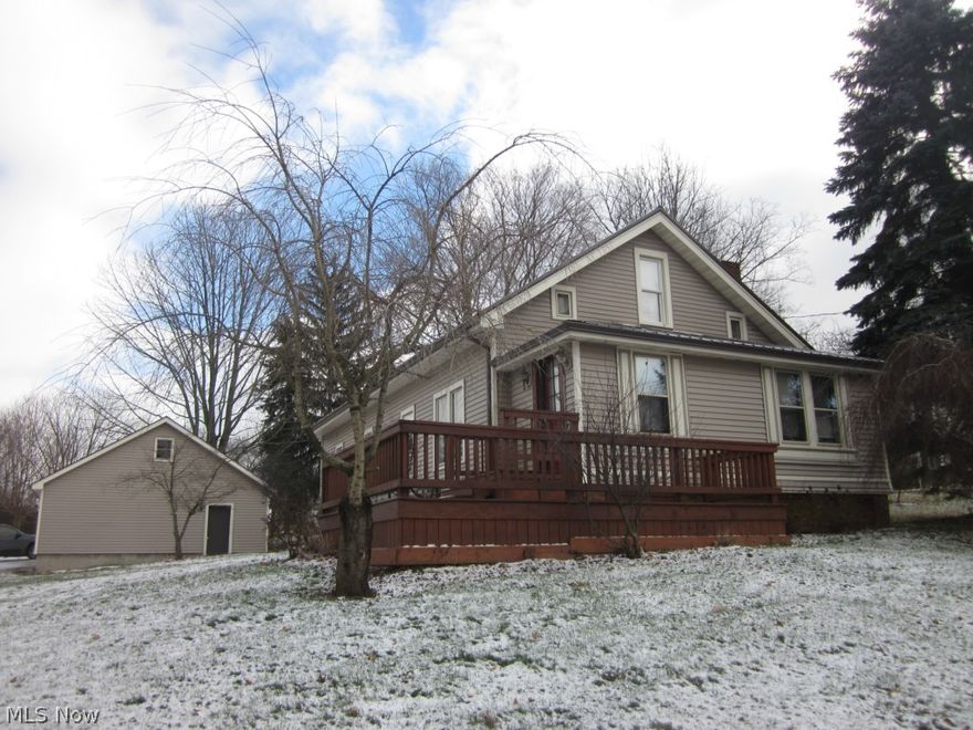 Ready to move in to--immediate possession in this great home in West Branch. New steel roof on home and newer high efficiency gas furnace. 3 bedroom, 2 bath home on a great corner lot. Huge 2-3 car garage with gas heater in corner. Shows great. Come see it today!