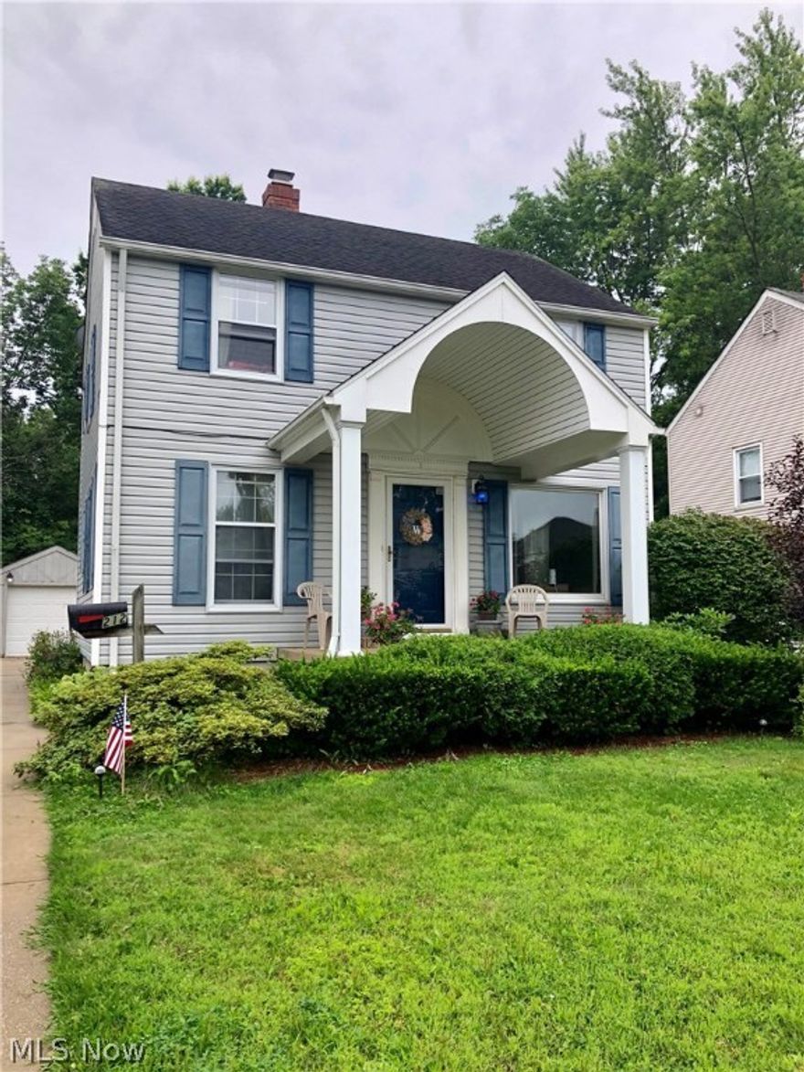 Absolutely charming colonial in a desirable location in the Falls!  Enjoy this updated home with a bright and sunny living and dining room! Fully applianced kitchen with plenty of cabinets.  Upstairs are 3 bedrooms and a nicely updated bathroom.  This home offers fantastic curb appeal with a beautiful front portico and fantastic perennial beds. The large back deck is great for grilling and entertaining!  The home offers an extra deep garage and an additional storage shed!  Dont miss this one!